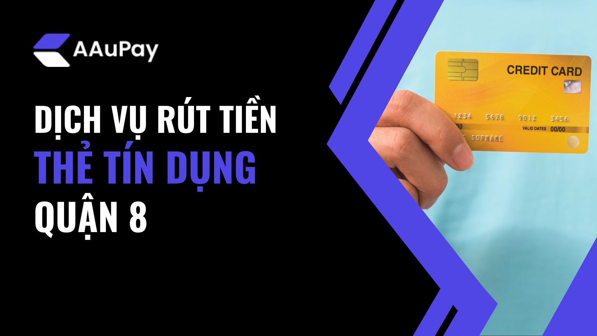 Rút tiền thẻ tín dụng quận 8